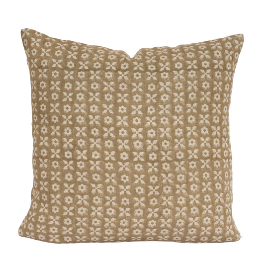 Floral Pillow Cover – Modern Rustic Farmhouse Throw Pillow