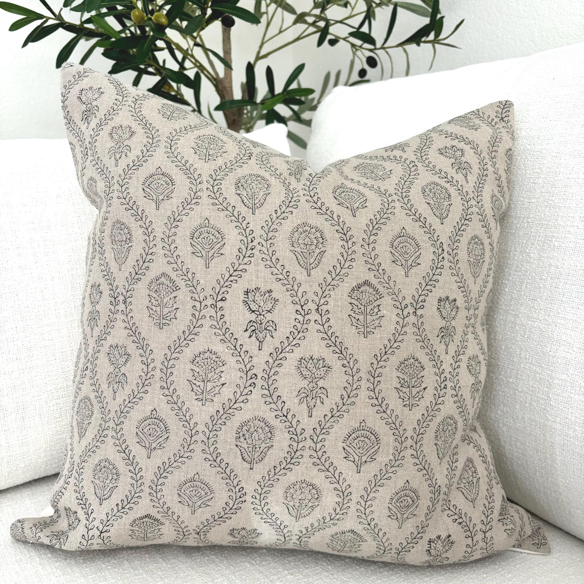 Floral Pillow Cover – Farmhouse Decorative Throw Pillow
