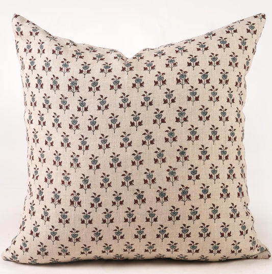 Spring Floral Pillow Cover – French Country Farmhouse Throw Pillow, Cottagecore Home Decor