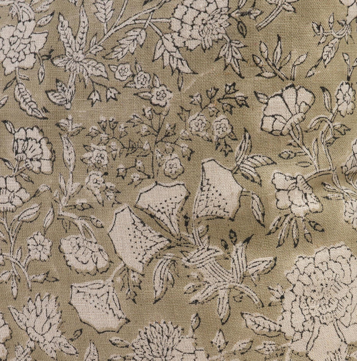 Sage Green Floral Pillow Cover – French Country Farmhouse Throw Pillow