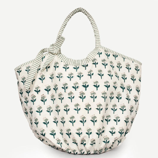 Blue Canvas Tote Bag – Summer Beach & Everyday Carryall