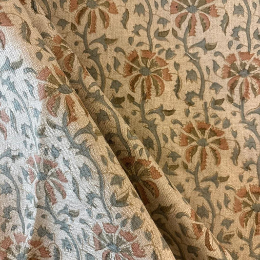 Linen Upholstery Fabric by the Yard – Decorative Fabric for Furniture