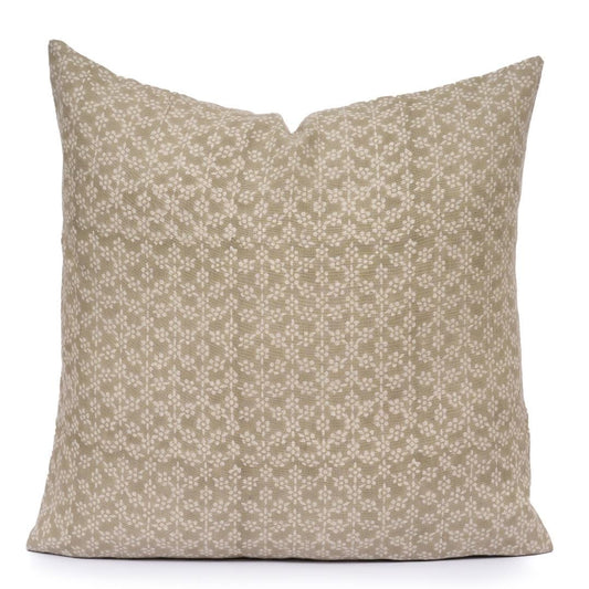 Sage Green Floral Pillow Cover –Decorative Pillow cover