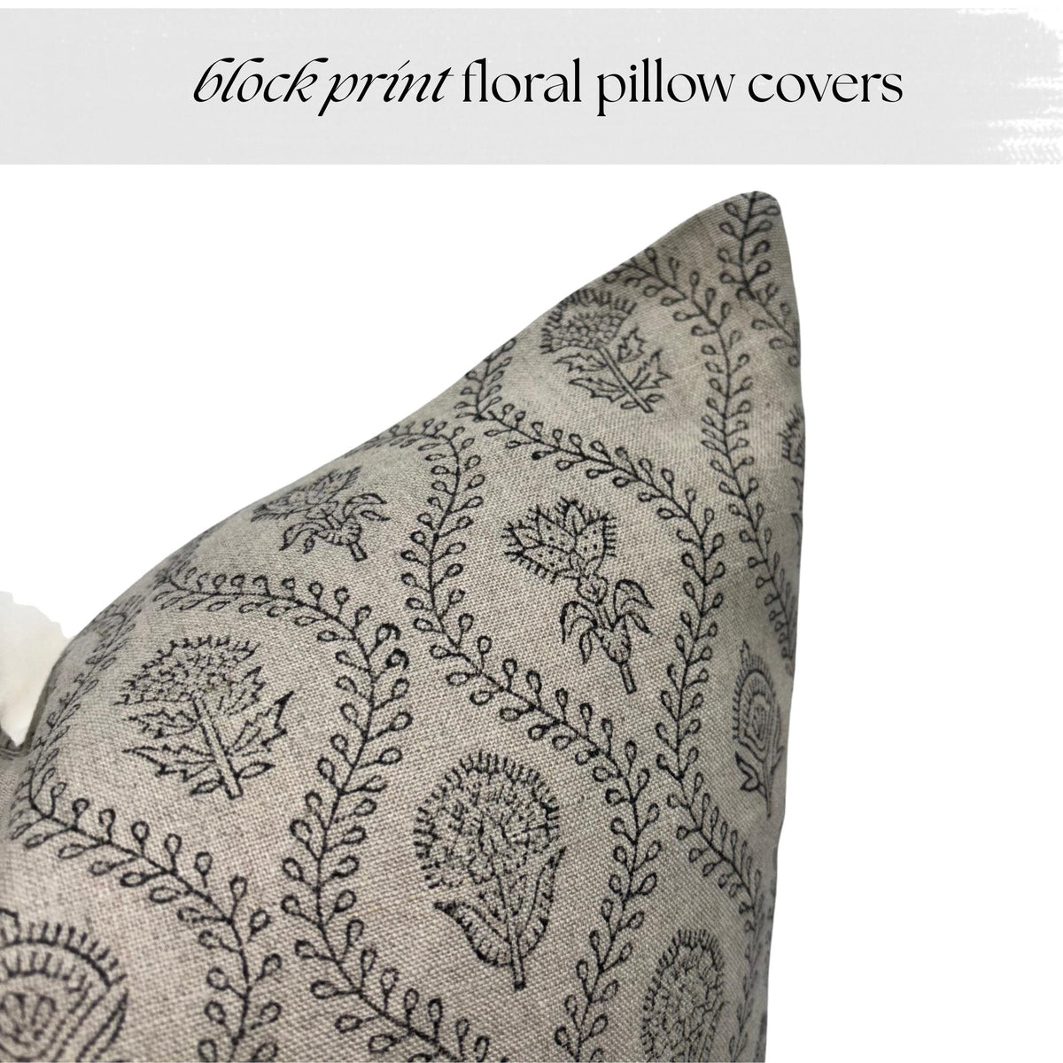 Floral Pillow Cover – Farmhouse Decorative Throw Pillow