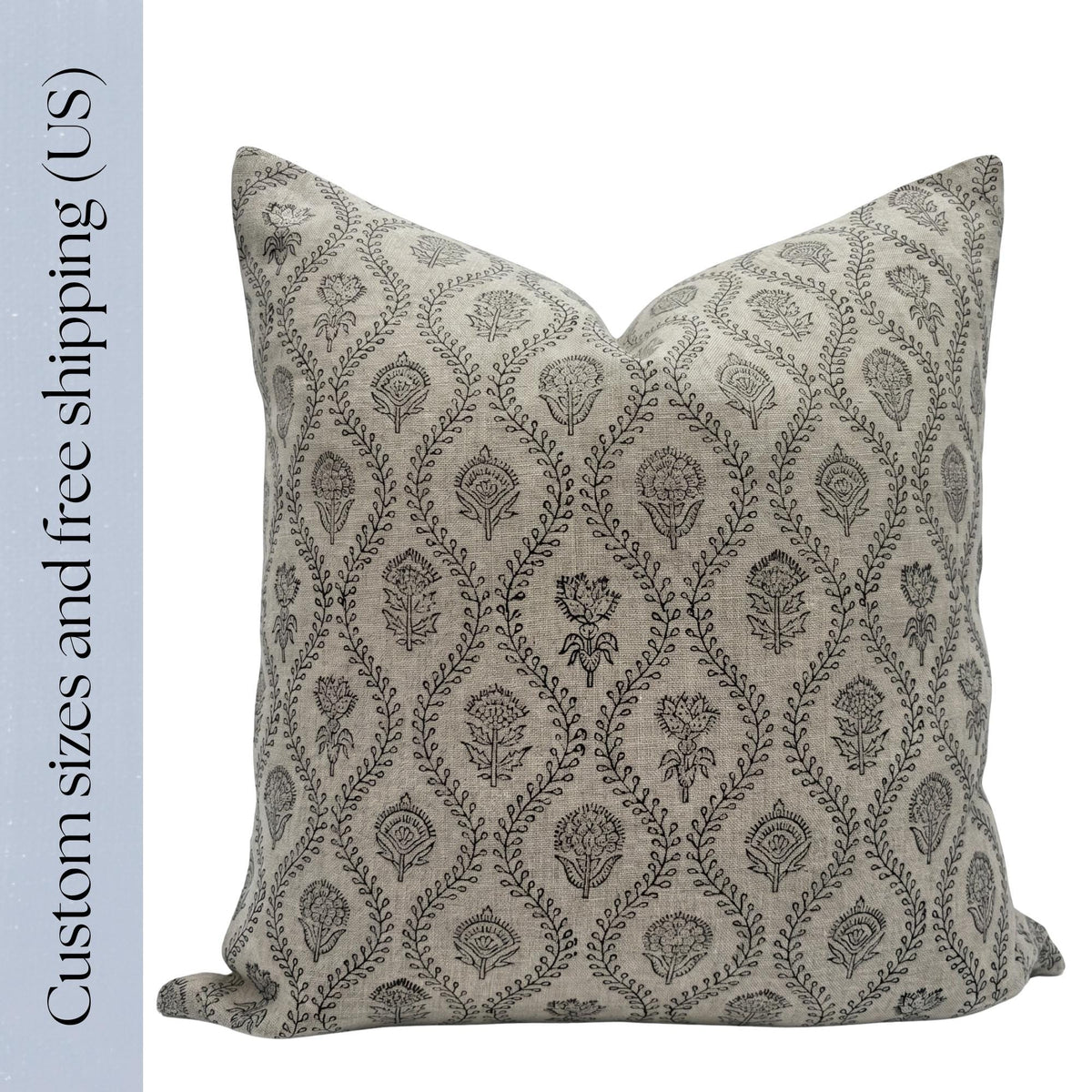 Floral Pillow Cover – Farmhouse Decorative Throw Pillow
