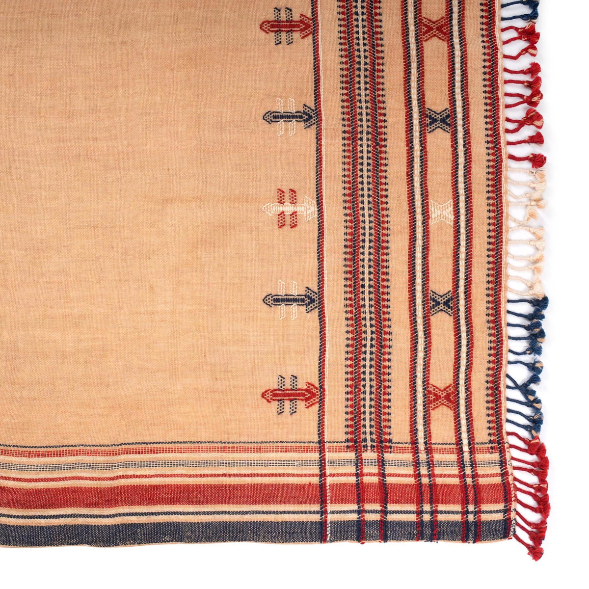 Handwoven Decorative Throw Blanket – Cozy Farmhouse Home Décor