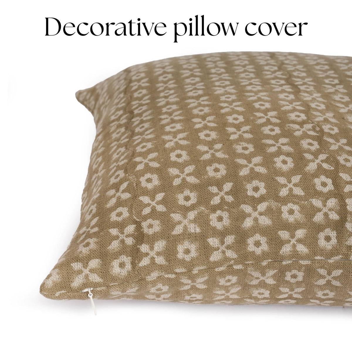 Floral Pillow Cover – Modern Rustic Farmhouse Throw Pillow