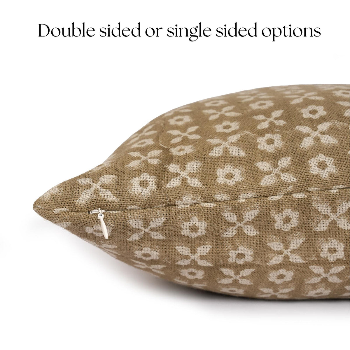 Floral Pillow Cover – Modern Rustic Farmhouse Throw Pillow