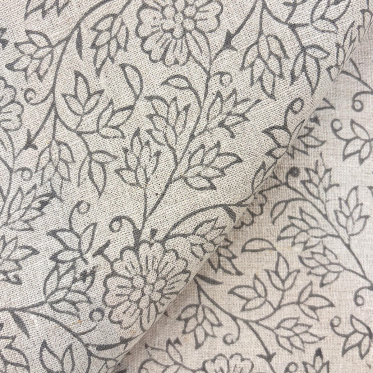 Linen Upholstery Fabric by the Yard – Decorative Furniture Fabric