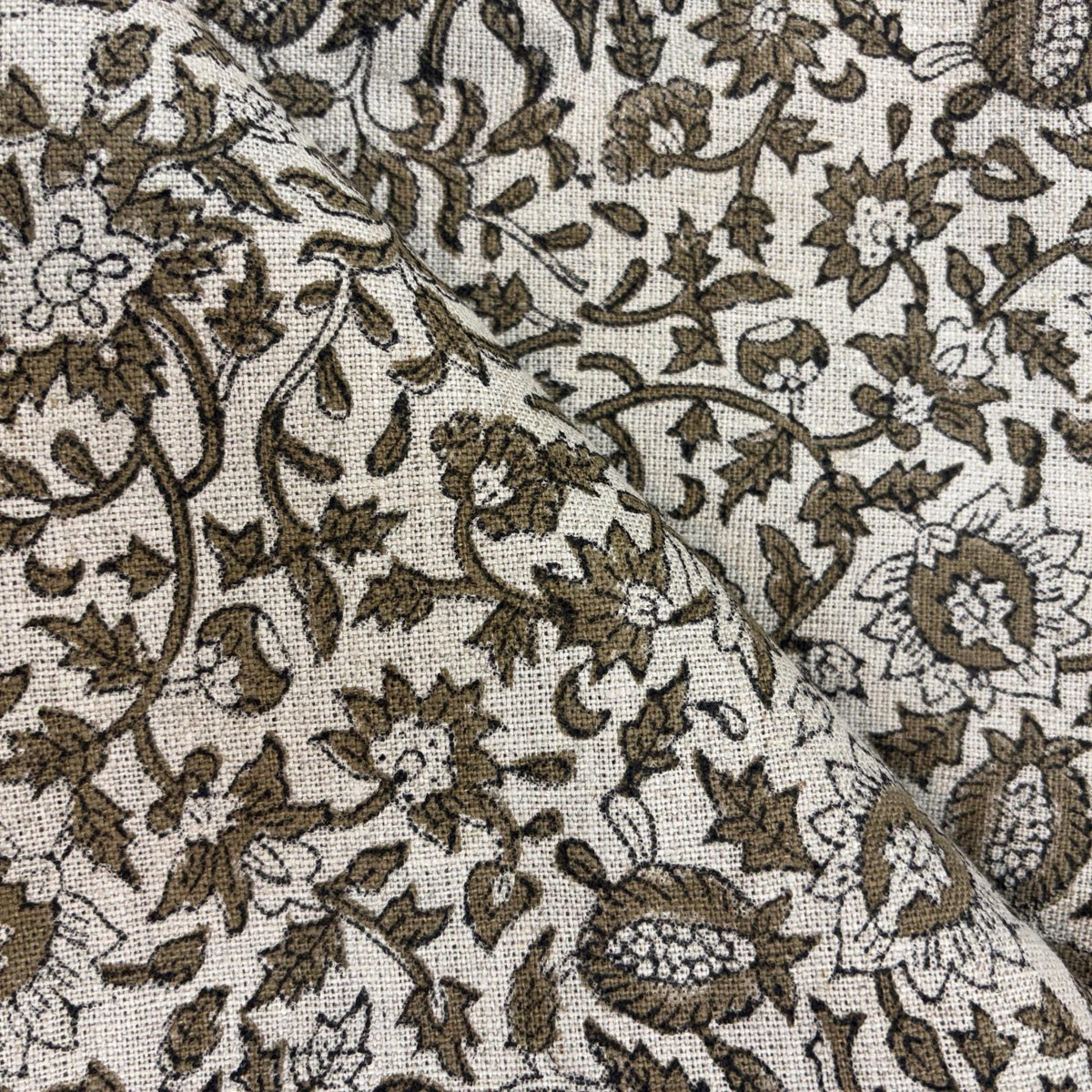Linen Upholstery Fabric by the Yard – Decorative Furniture Fabric