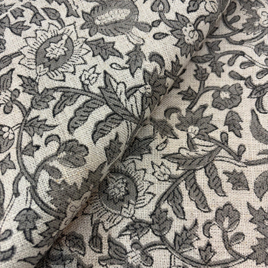 Linen Upholstery Fabric by the Yard – Decorative Furniture Fabric
