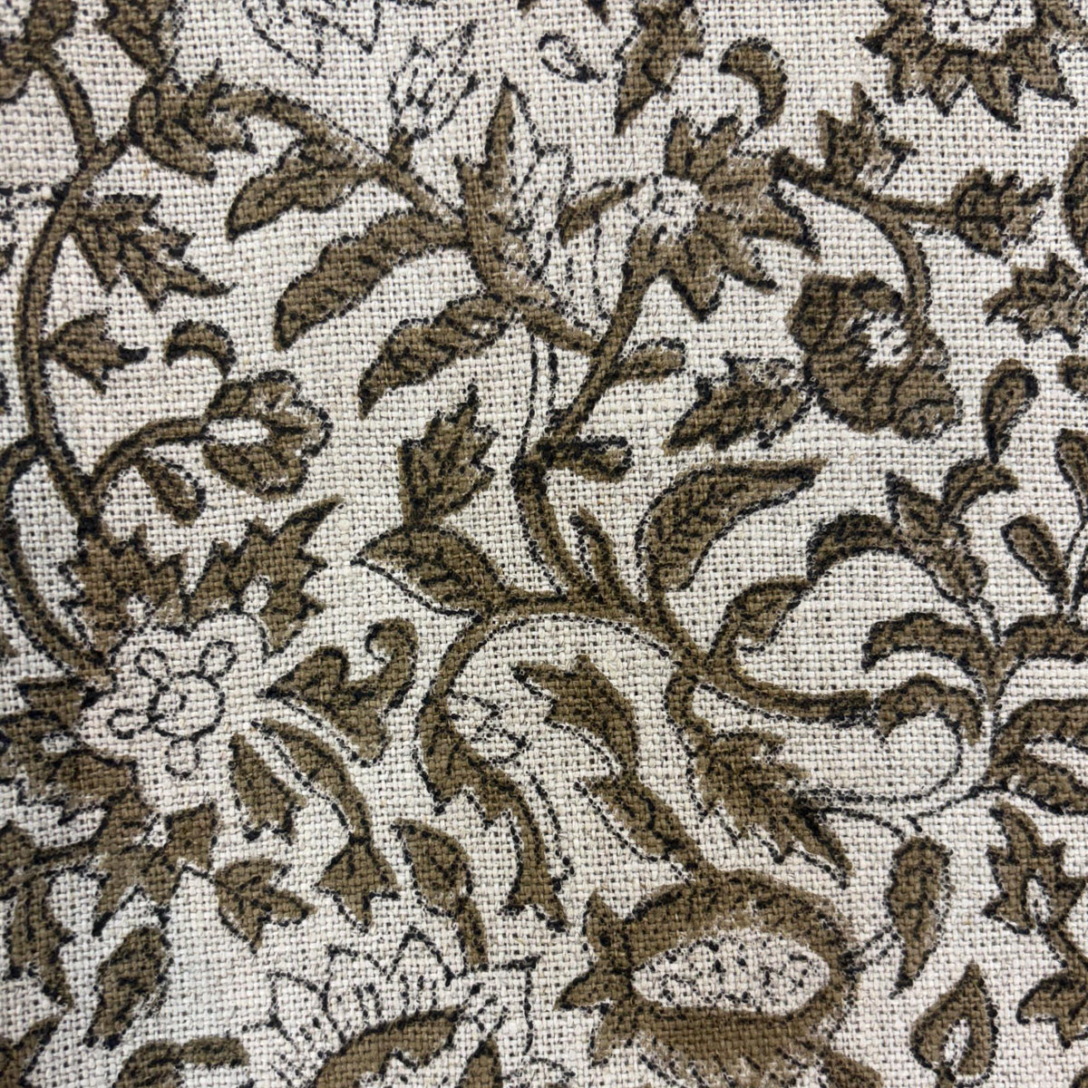 Linen Upholstery Fabric by the Yard – Decorative Furniture Fabric